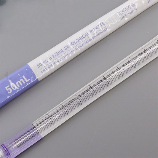 50 mL Sterile Polystyrene Disposable Serological Pipettes