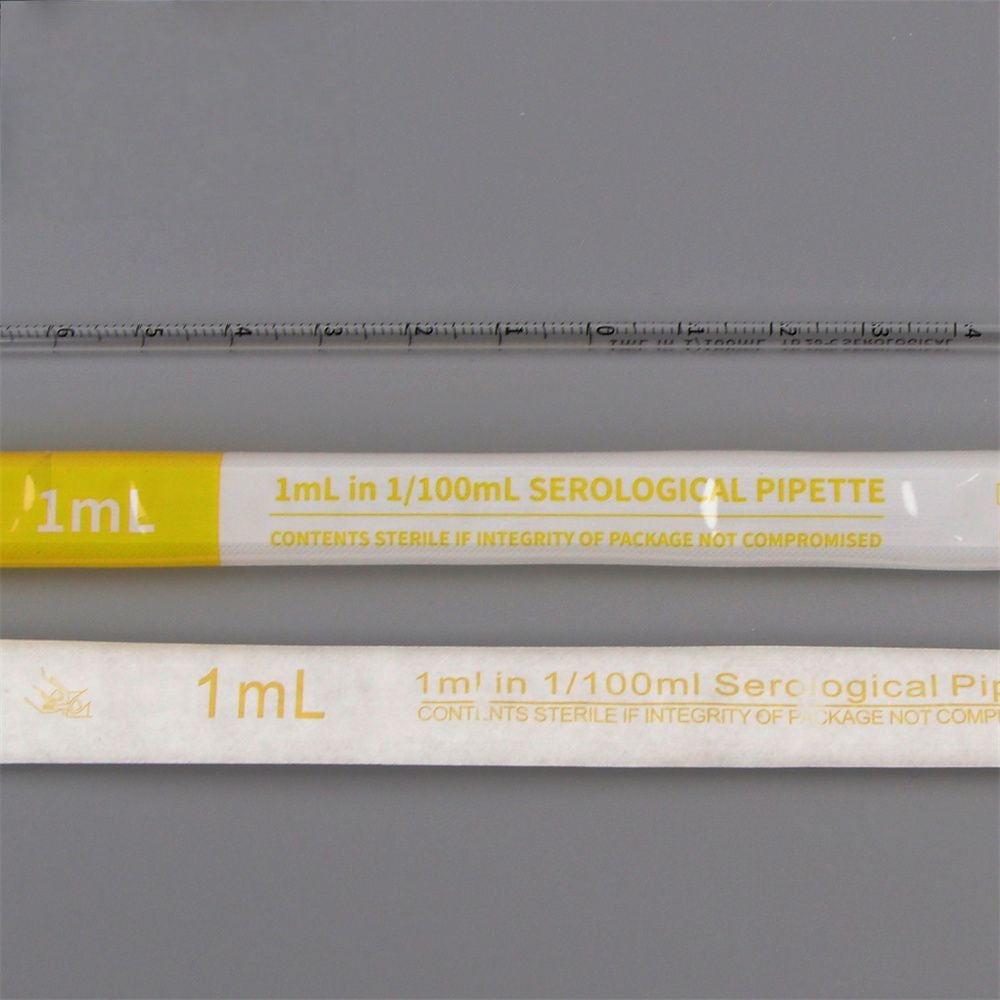 1 mL Sterile Polystyrene Disposable Serological Pipettes