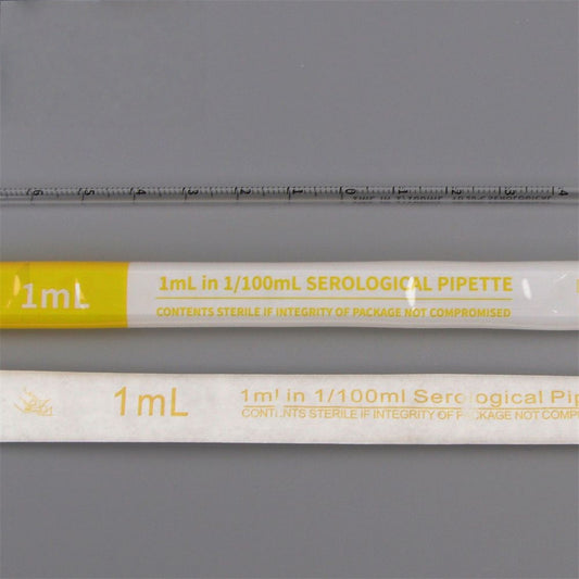 1 mL Sterile Polystyrene Disposable Serological Pipettes
