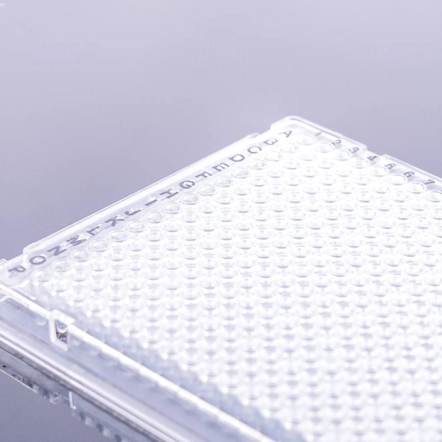 384-Well PCR Plate Fully Skirted, Transparent, Single-Cut Design