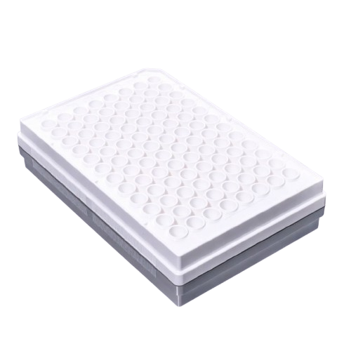 Pipettra 96-Well White High-Bind ELISA Plate with Lid