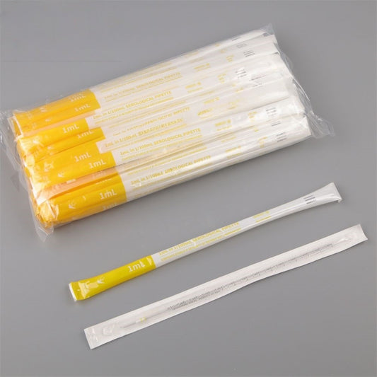 1 mL Sterile Polystyrene Disposable Serological Pipettes