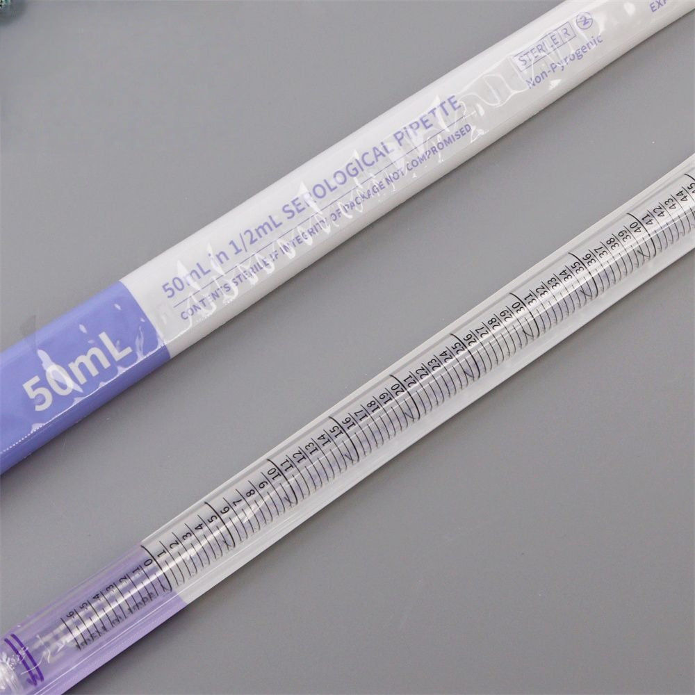 50 mL Sterile Polystyrene Disposable Serological Pipettes