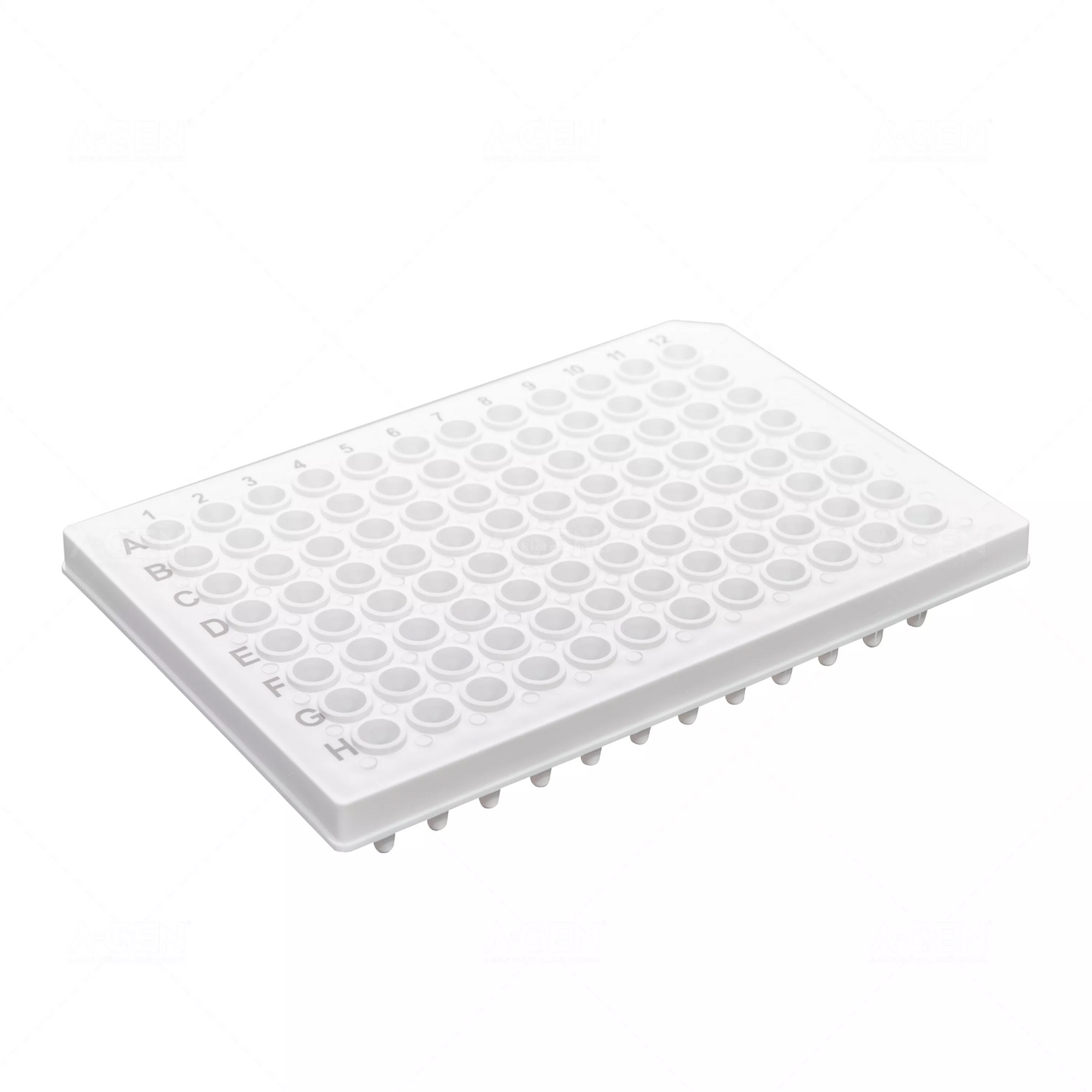 0.2 mL White Half-Skirt, 96-Well, PCR Plate with Black Alignment Mark
