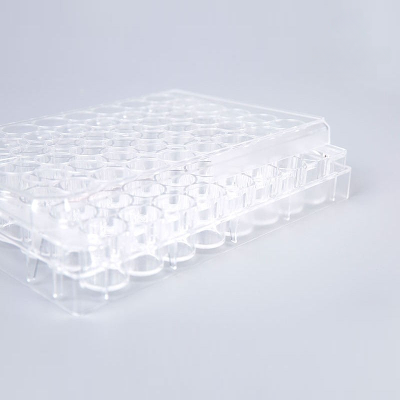 24-Well Transparent TC-Treated Cell Culture Plates with Clear Lid, Sterile, Individually Wrapped