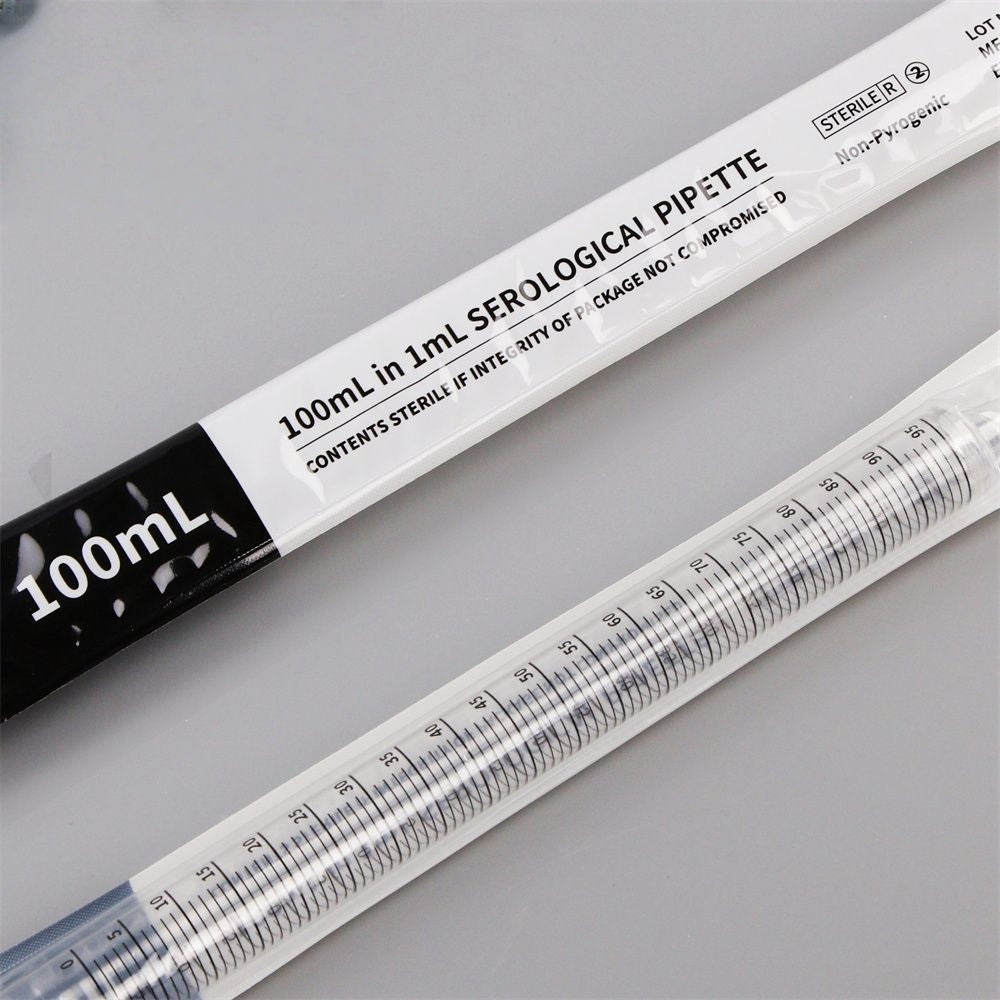 100 mL Sterile Polystyrene Disposable Serological Pipettes