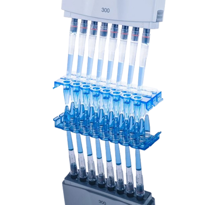 0.2 mL Blue Semi-Skirted PCR Plate with Black Lettering