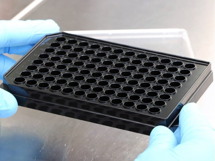 Pipetta 96-Well Black Clear-Bottom Plate with Black Lid, TC-Treated, Sterile