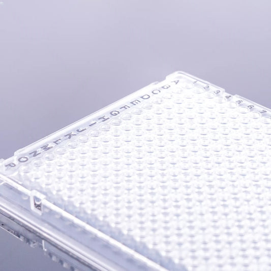 384-Well PCR Plate Fully Skirted, Transparent, Single-Cut Design