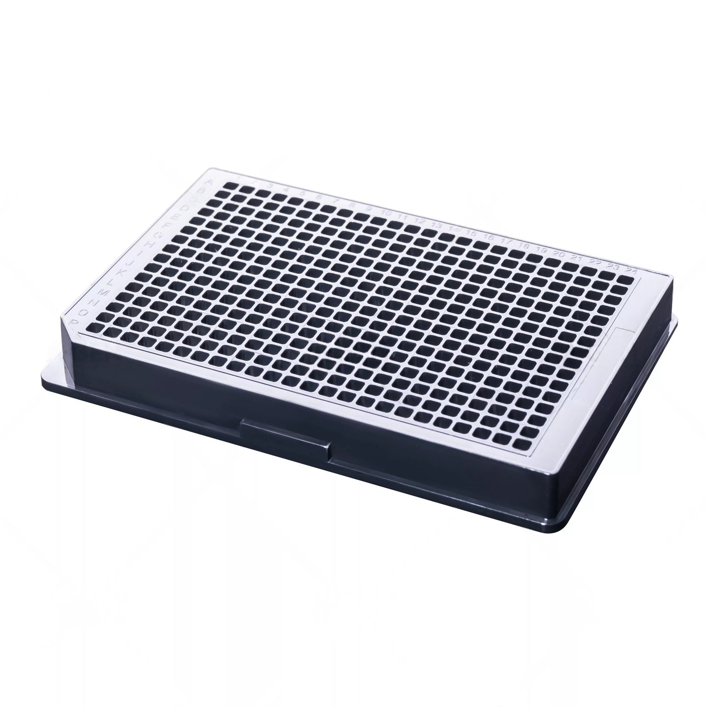 Pipettra 384-Well High-Binding ELISA Plate, Black, with Clear Lid