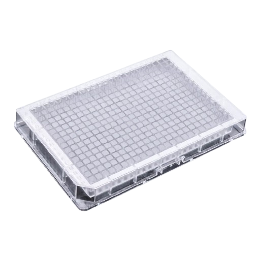 Pipettra 384-Well  Clear, High-Bind ELISA Plate with Clear Lid